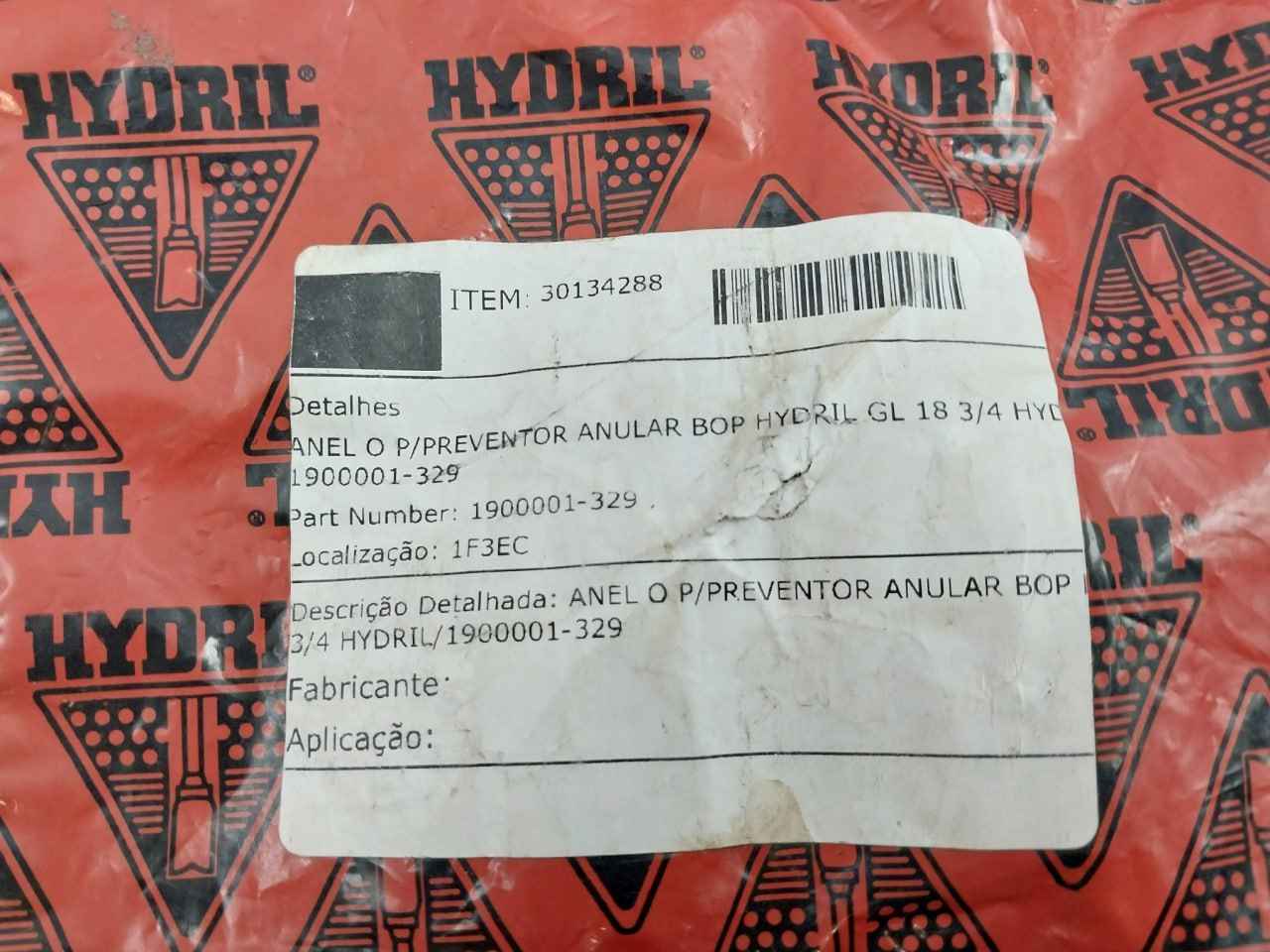 Hydril 1900001-329 O-ring For Bop Gl 18-3/4