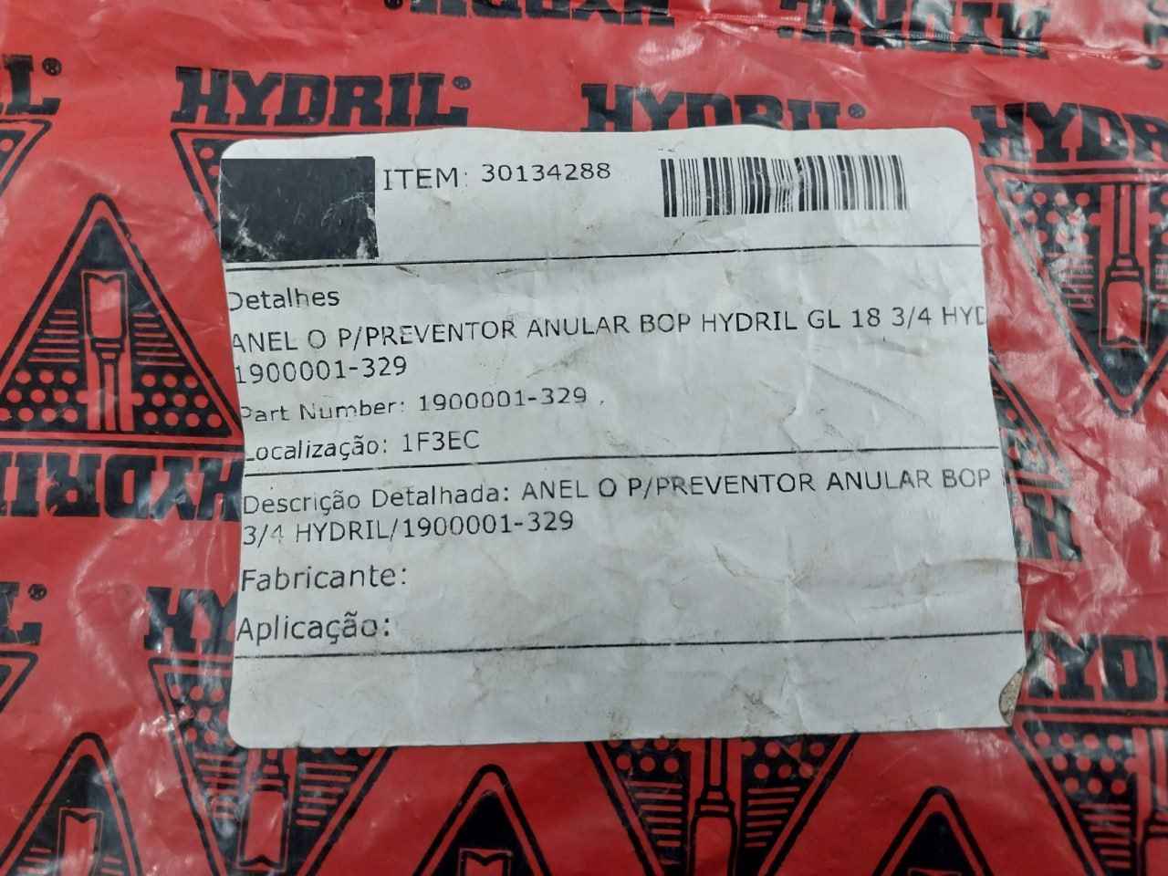 Hydril 1900001-329 O-ring For Preventor Annular Bop Rev D2