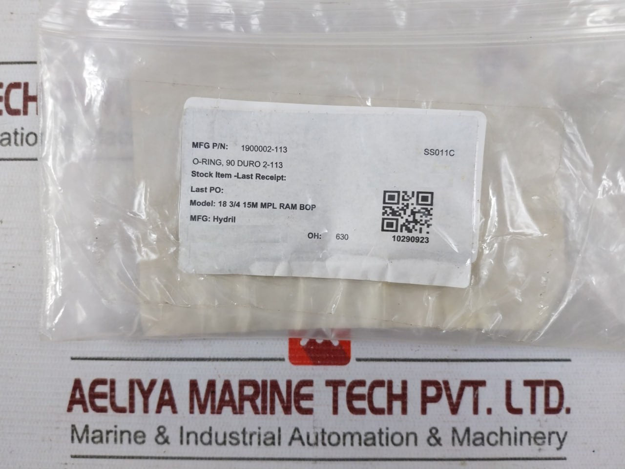 Hydril 1900002-113 O-ring Seal 90 Duro 2-113 N1059 2-113 (1 Pack=20Pcs)