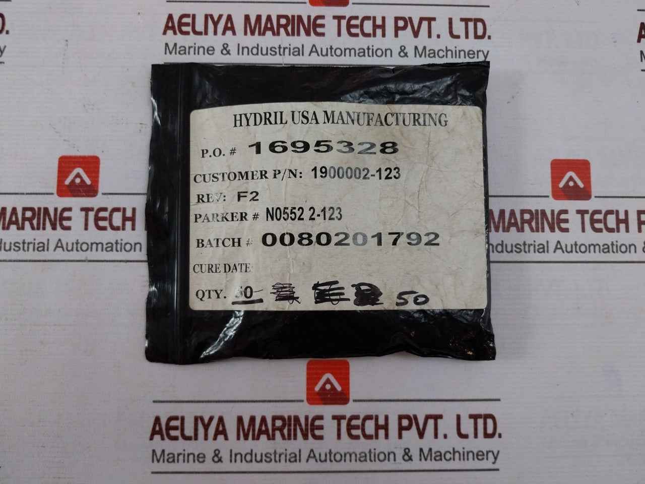 Hydril 1900002-123 O-ring 90 Duro 2-123 Spares For Bop 18 3/4 15M Mpl Ram Bop