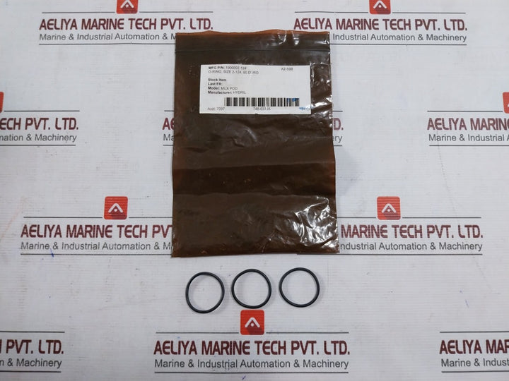 Hydril 1900002-124 O-ring 90 Duro Mux Pod Size 2-124 7097 748-03755 24 Oh