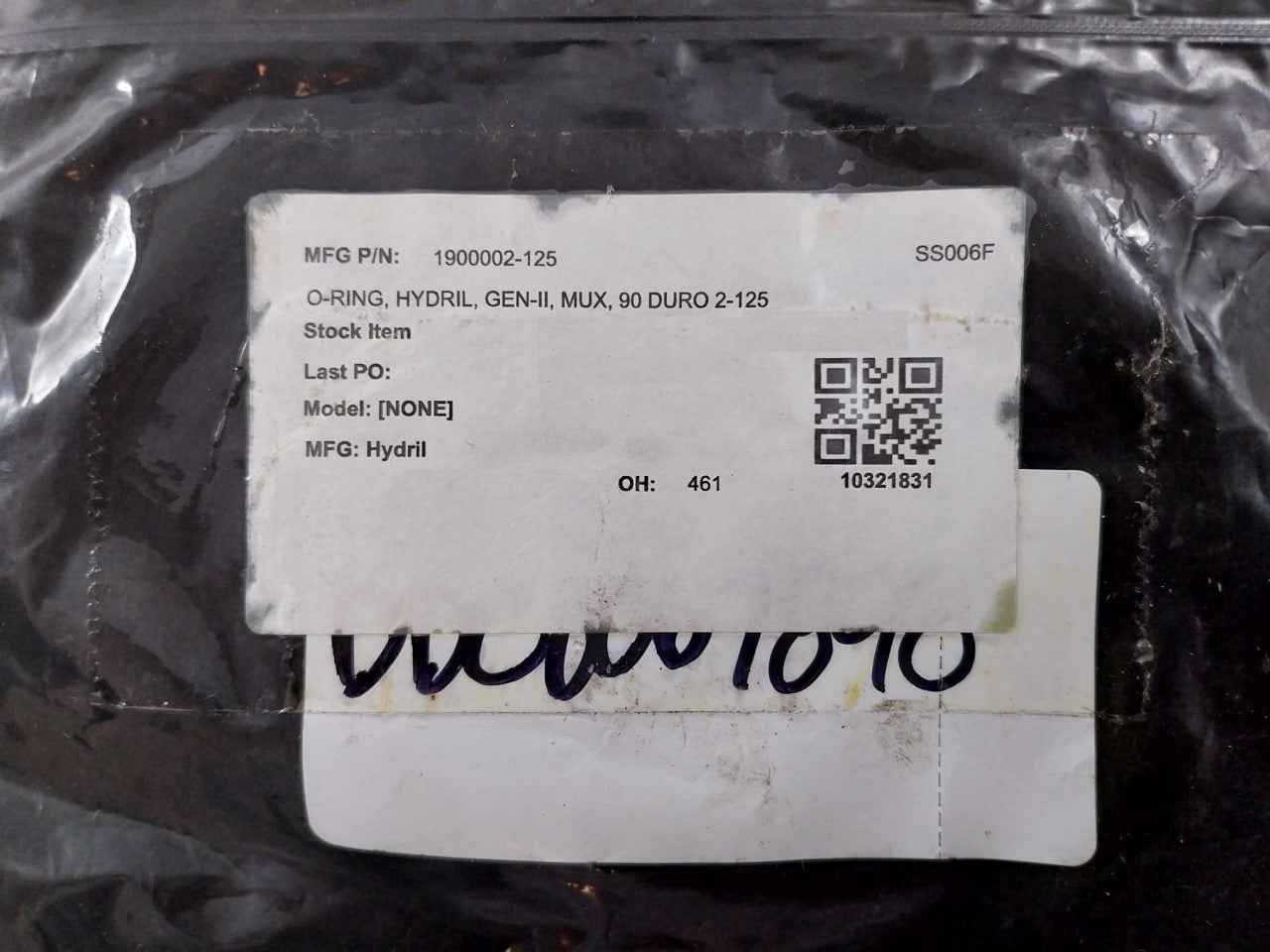 Hydril 1900002-125 O-ring 90 Duro 2-125 N1059 2-125 Ss006F