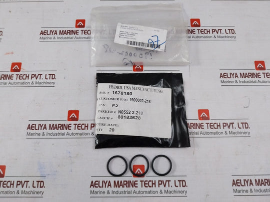 Hydril 1900002-218 O-ring Seal Size 2-218 90 Duro (1 Pack=20Pcs)
