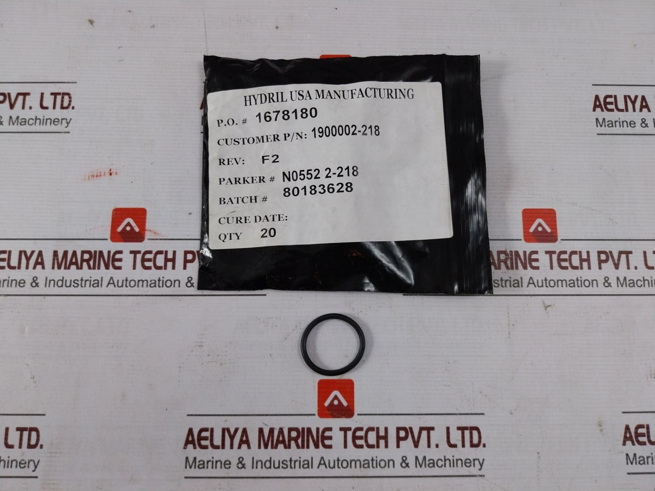 Hydril 1900002-218 O-ring Seal Size 2-218 90 Duro (1 Pack=20Pcs)