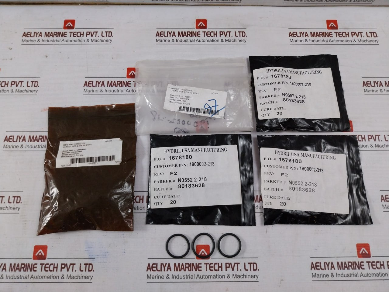 Hydril 1900002-218 O-ring Seal Size 2-218 90 Duro (1 Pack=20Pcs)