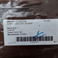 Hydril 1900002-226 O-ring A2-59B 2-226 90 Duro