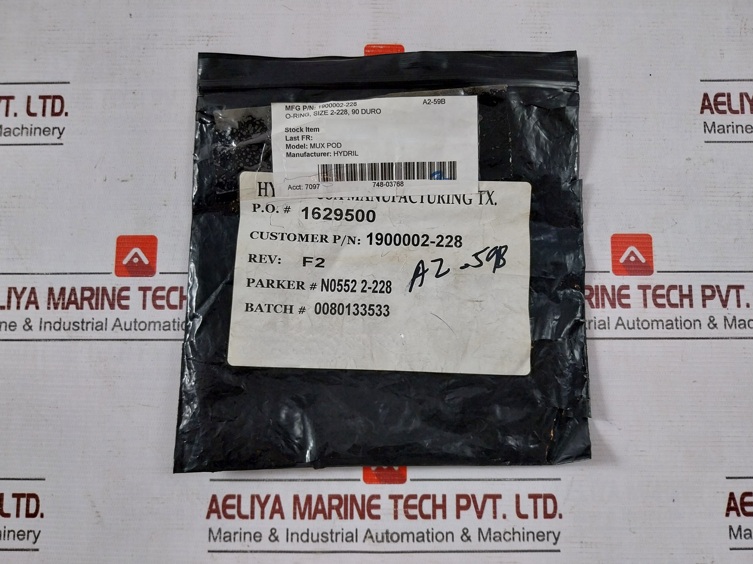 Hydril 1900002-228 O-ring Size 2-228 90 Duro