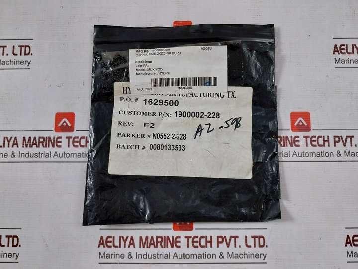 Hydril 1900002-228 O-ring Size 2-228 90 Duro