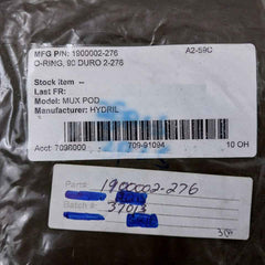 Hydril 1900002-276 O-ring A2-59C 2-276 Size 90 Duro