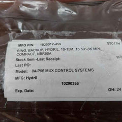 Hydril 1920012-459 Backup Ring Nbr90A,15.50”-3K Mpl,Ss011H