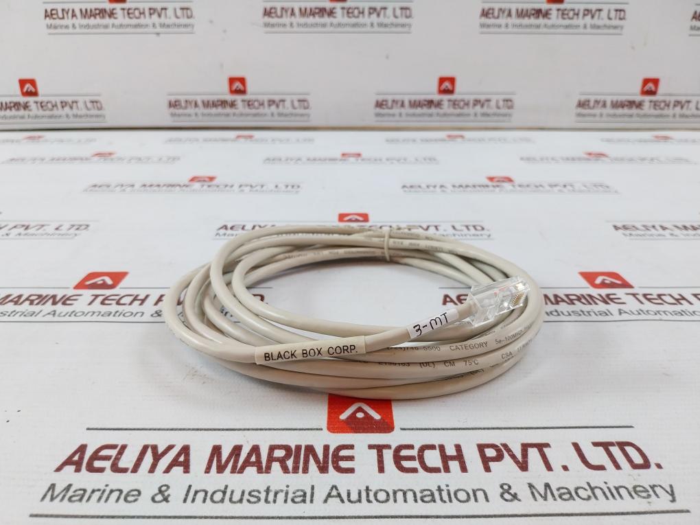Hydril 1930241-04 White Ethernet Cable 3 Meter 80°C 30V