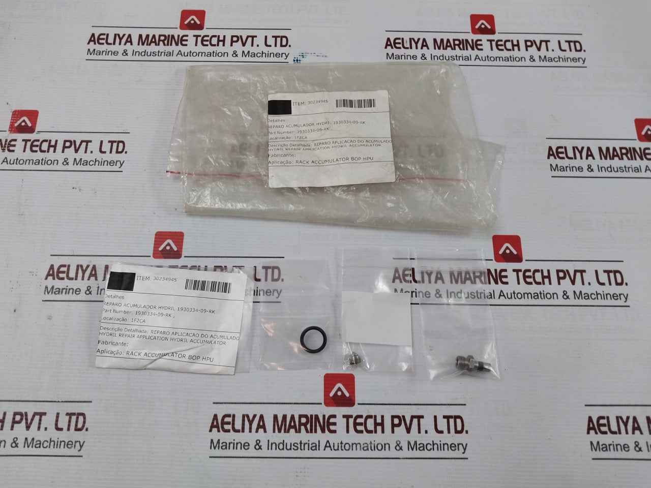 Hydril 1930334-09-rk Accumulator Repair Kit