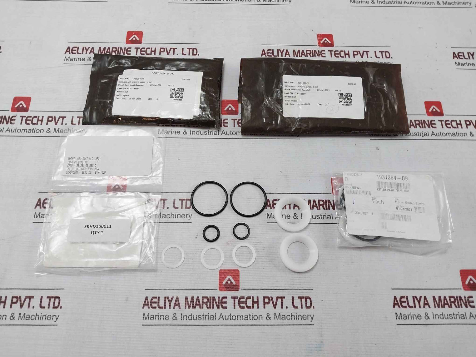 Hydril 1931364-09 Seal Repair Kit Valve, Ball, 1, 6K Skhd100011