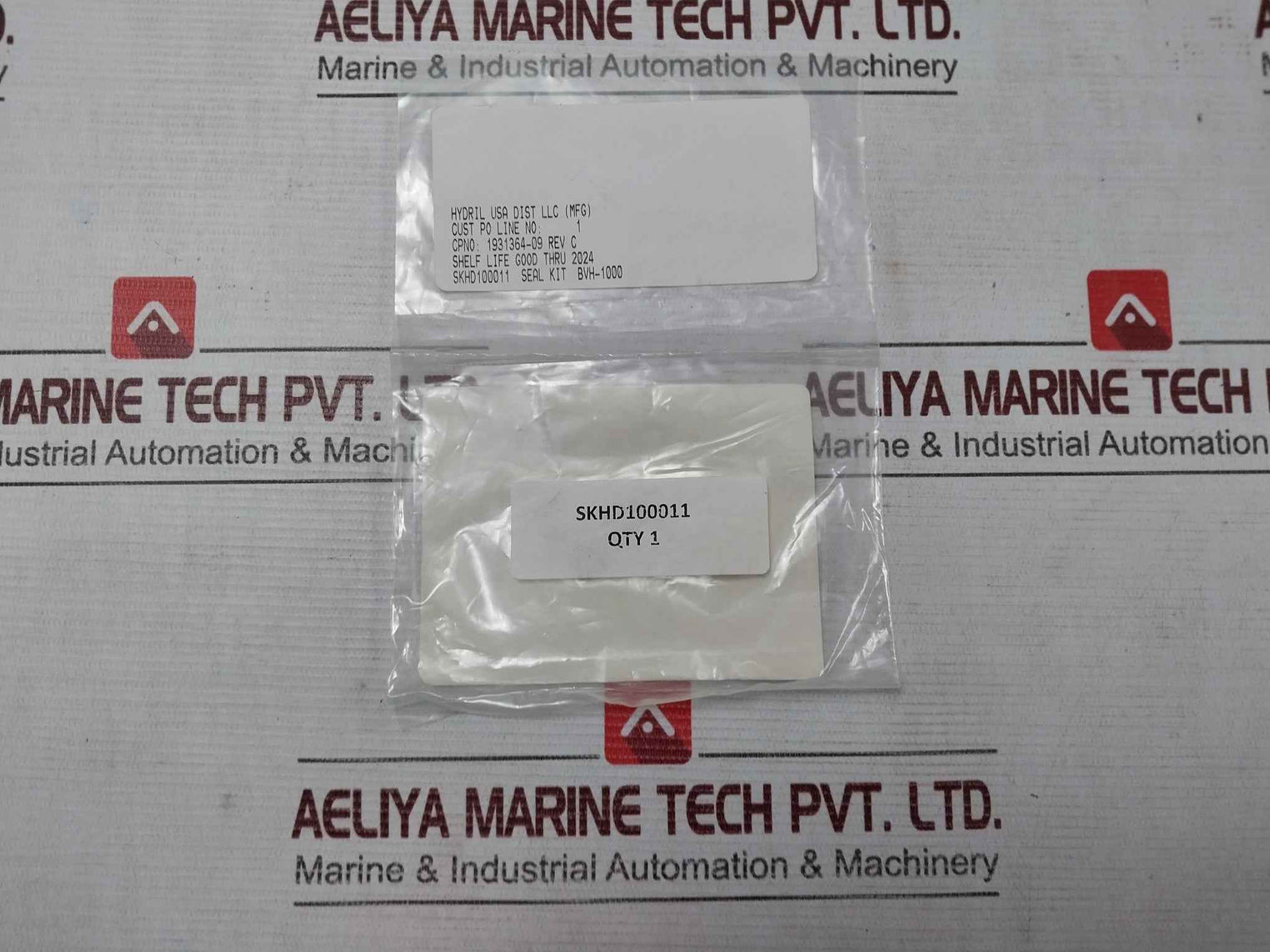 Hydril 1931364-09 Seal Repair Kit Valve, Ball, 1, 6K Skhd100011