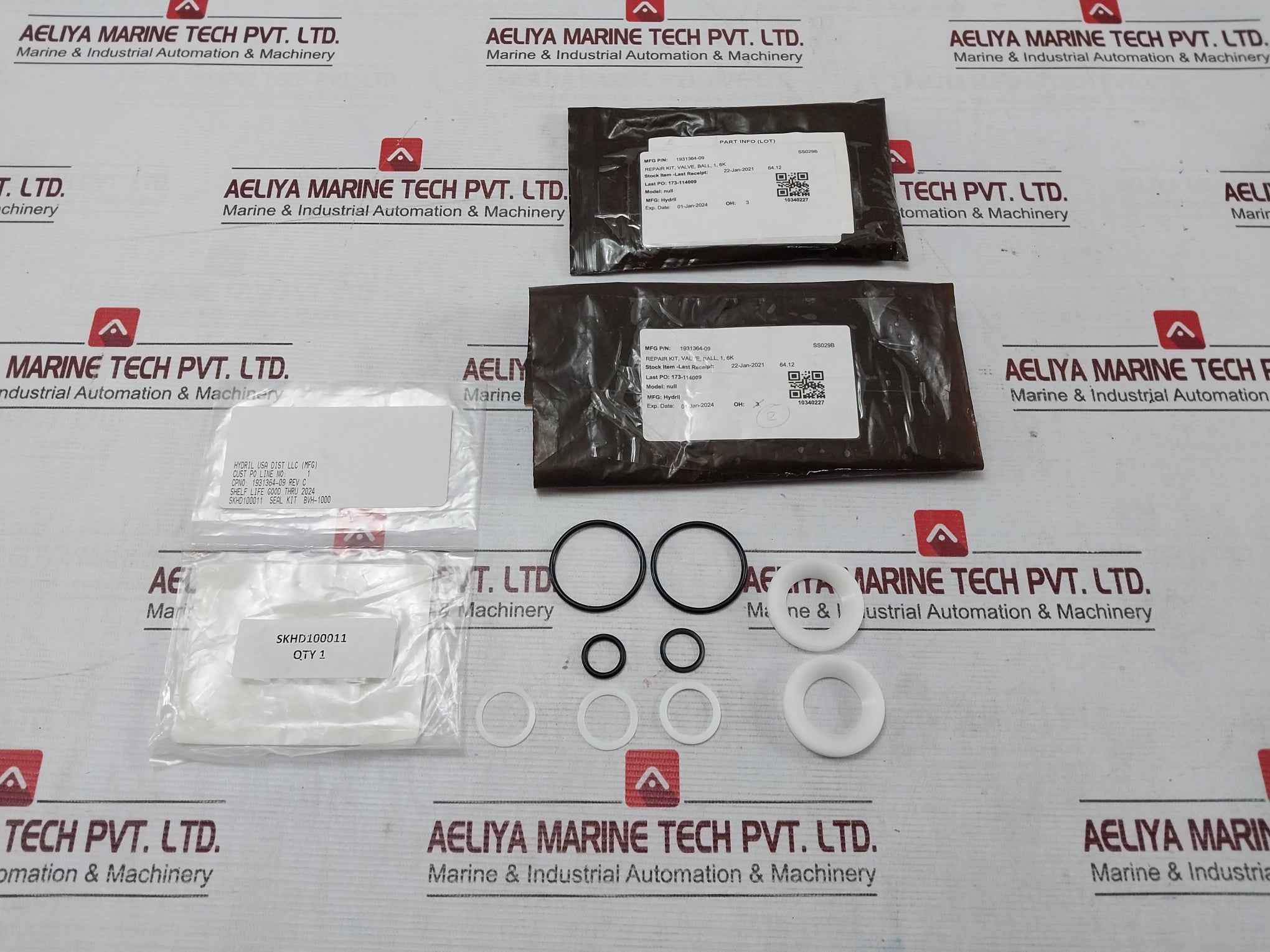 Hydril 1931364-09 Seal Repair Kit Valve, Ball, 1, 6K Skhd100011