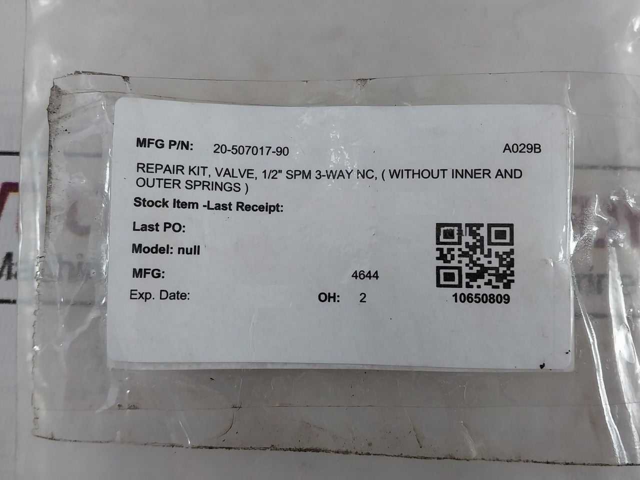 Hydril 20-507013-90 Sl.5' Spm Vlv 90 Duro Kit Rev A2 379502