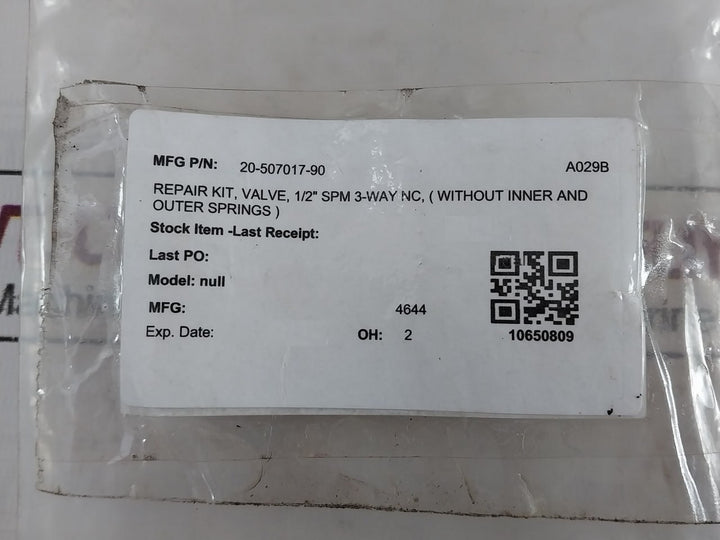 Hydril 20-507013-90 Sl.5' Spm Vlv 90 Duro Kit Rev A2 379502