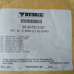 Hydril 20-507013-90 Sl.5' Spm Vlv 90 Duro Kit Rev C1 1930321-0402