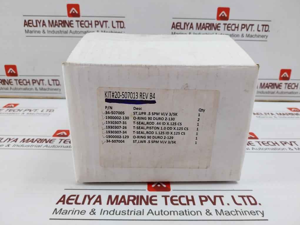 Hydril 20-507013 Gen-ii Mux External 1/2” Spm Valve Seal Kit 34-507005