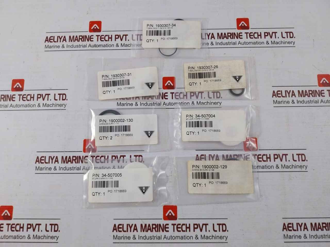 Hydril 20-507013 Gen-ii Mux External 1/2” Spm Valve Seal Kit 34-507005