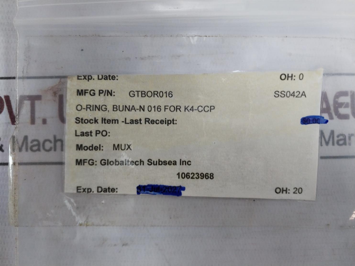 Hydril 20371913 Bop Pin Spring Kit With O-ring 30166290