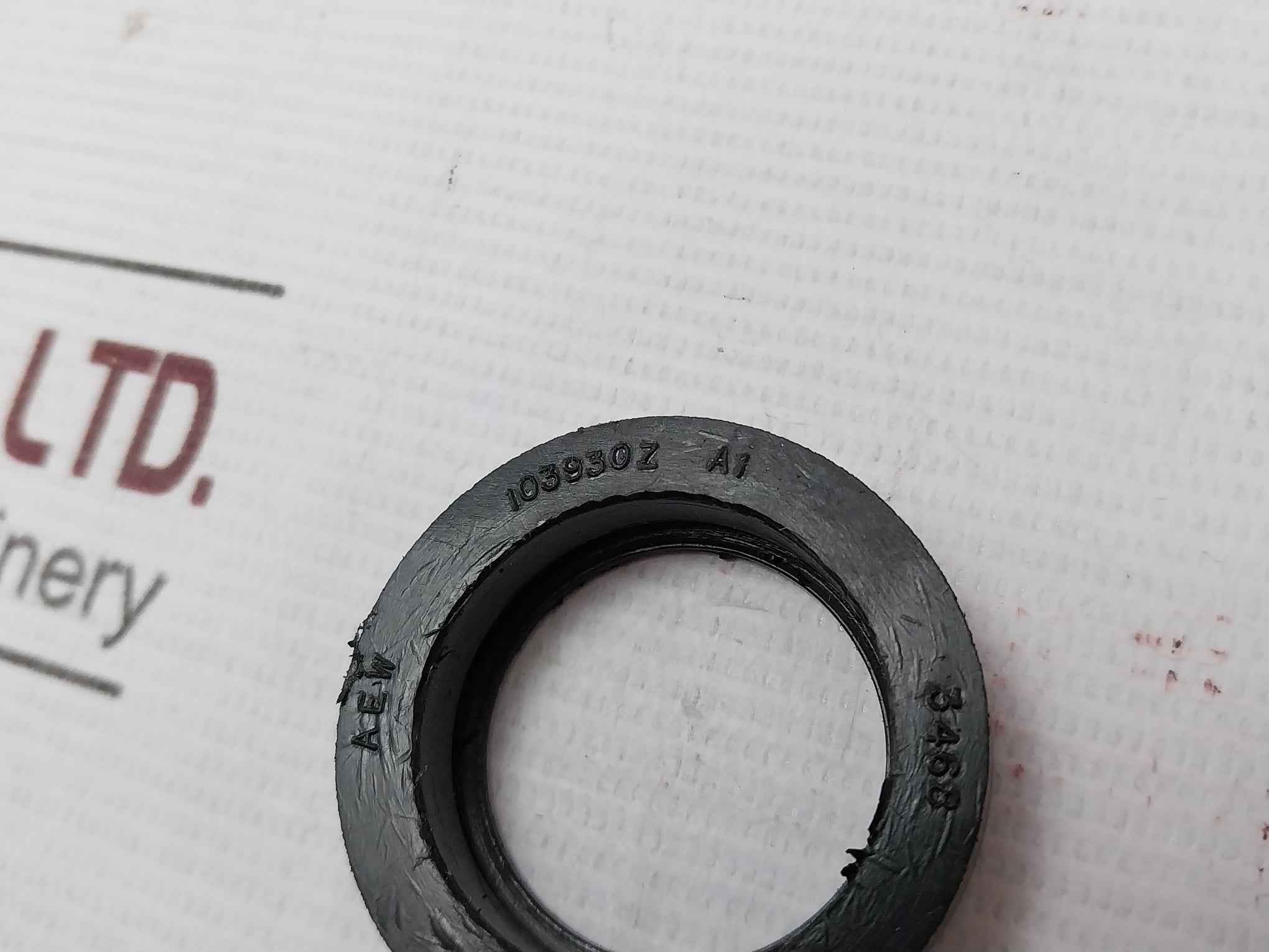 Hydril 250145-rk Wedge Type Seal Rev A 68A Nbr 07
