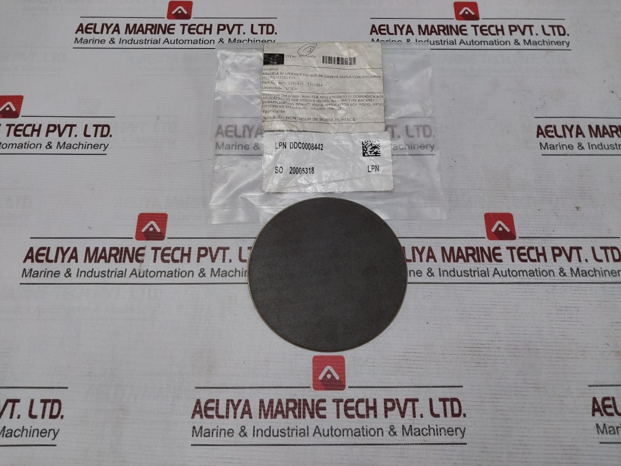 Hydril 3101414 Washer Thrust For Bop Bonnet Hinge Assembly