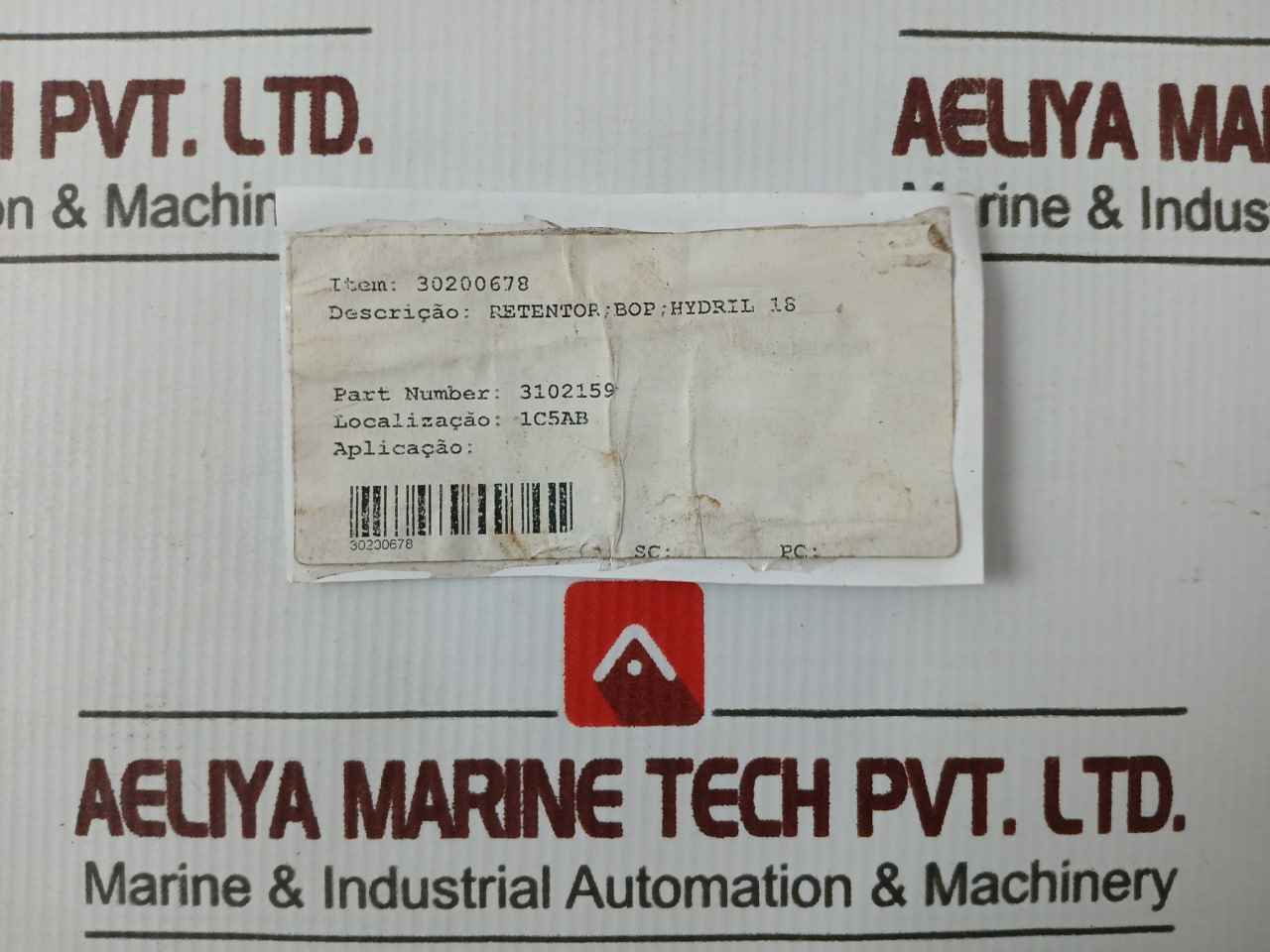 Hydril 3102159 Retainer 30200678 Rev: F3