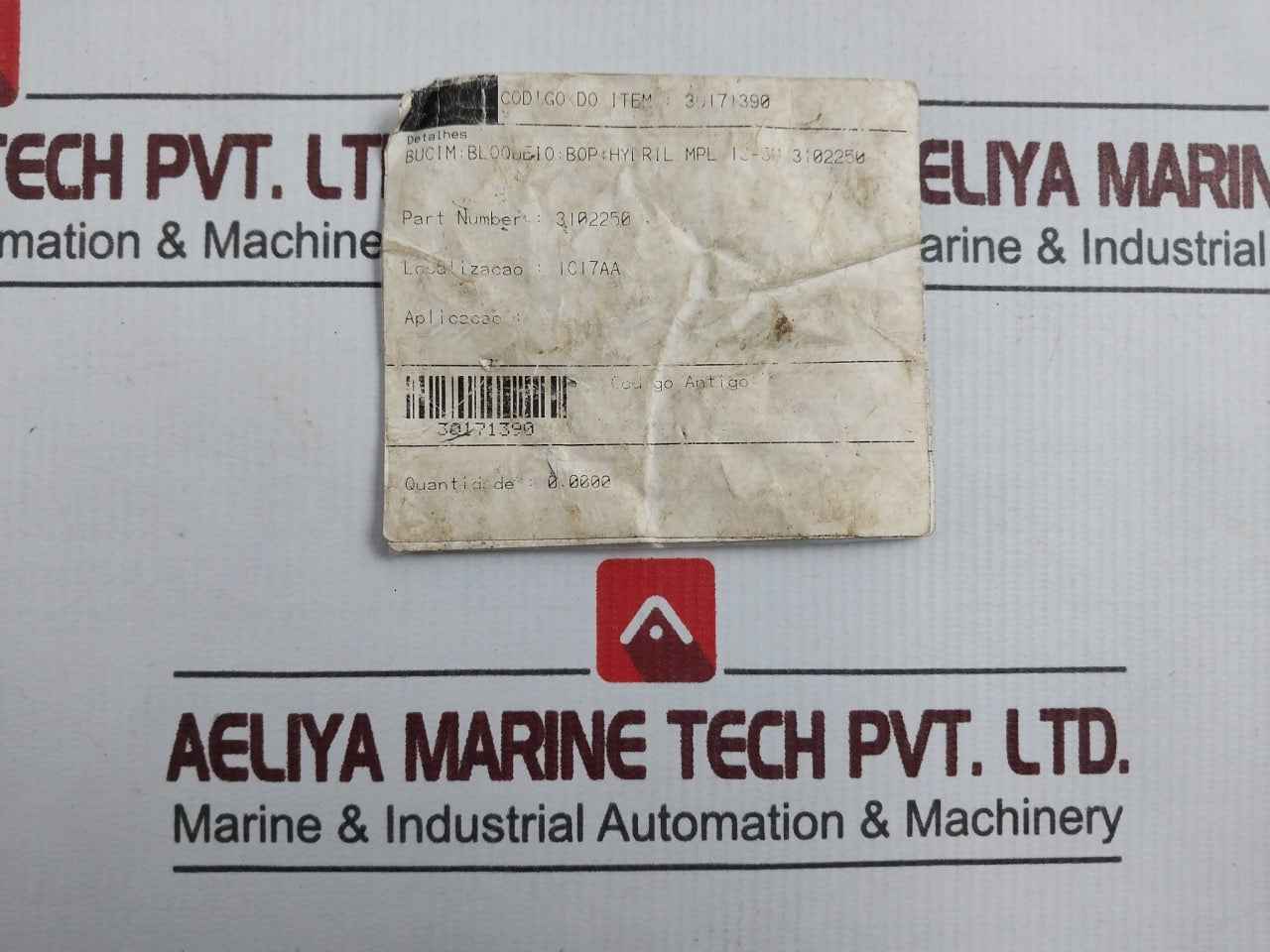 Hydril 3102250 Bop Mpl Locking Gasket 13-5M