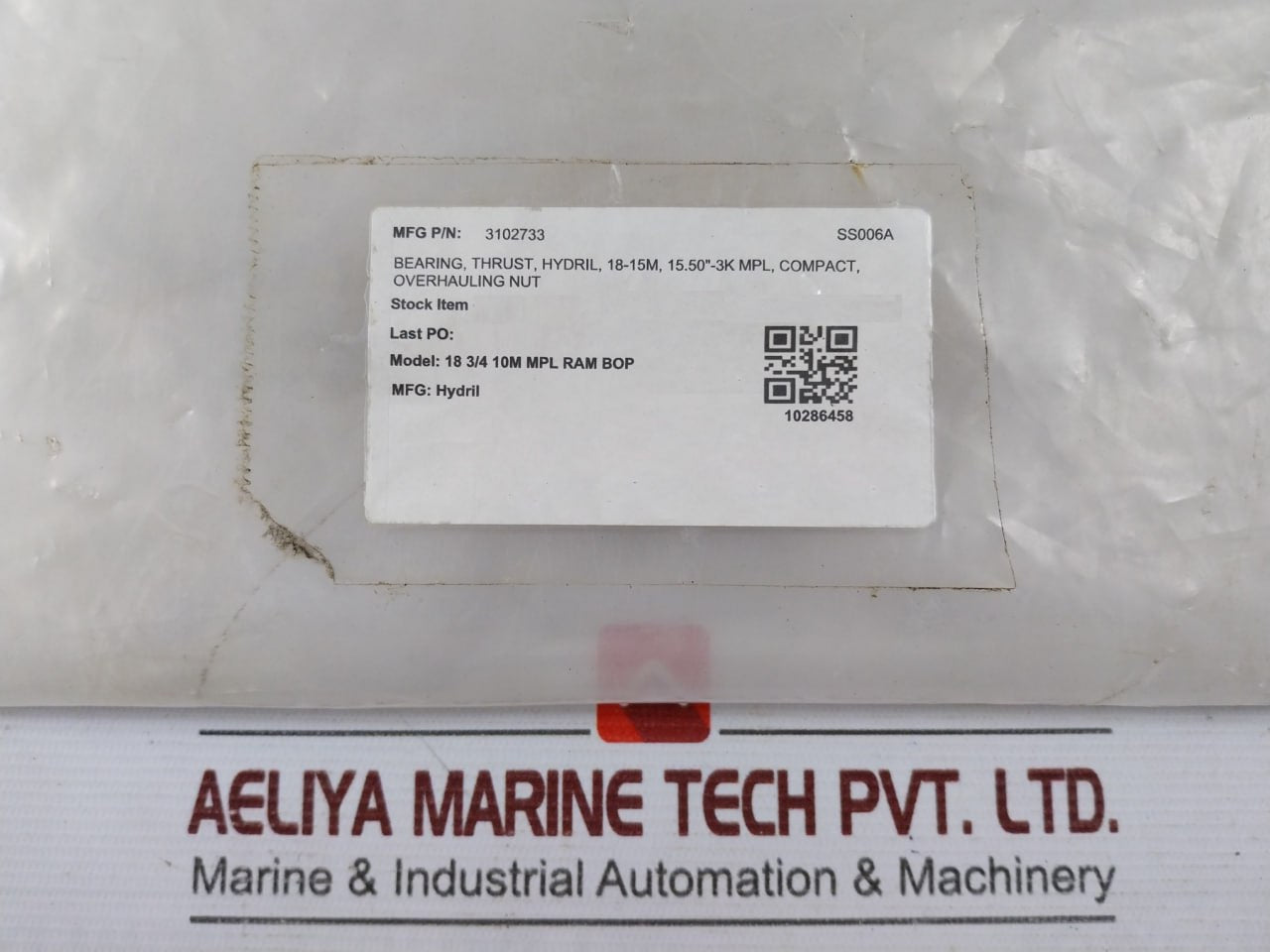 Hydril 3102733 Thrust Overhauling Nut For Bonnet Seal 18 3/4 10M Mpl Ram Bop