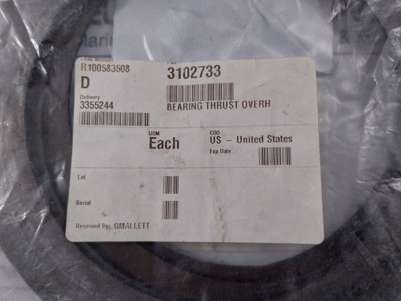 Hydril 3102733 Thrust Overhauling Nut For Bonnet Seal 18 3/4 10M Mpl Ram Bop