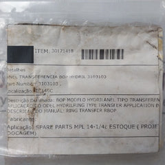 Hydril 3103103 Ring Transfer For Bop - Spare Part For Mpl 14-1/4