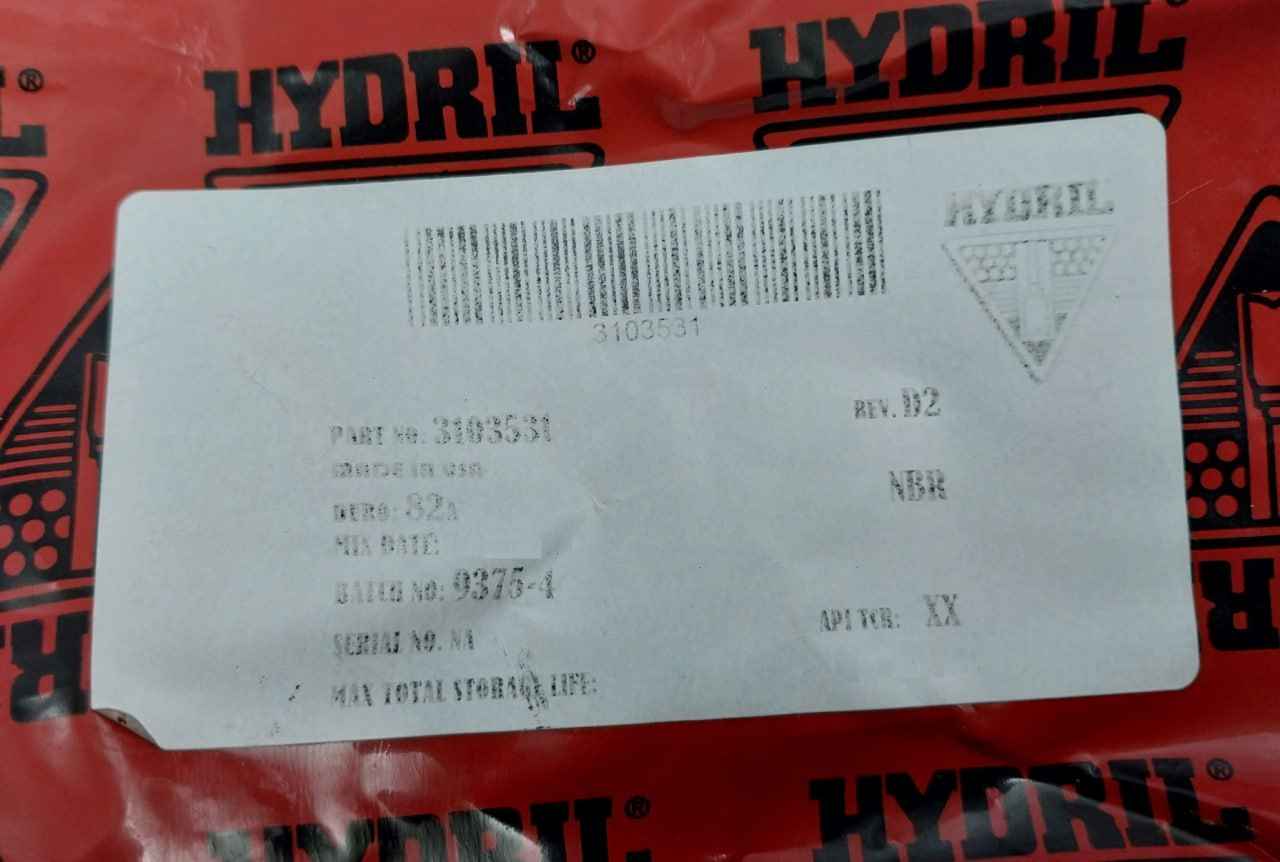 Hydril 3104779Ejb Seal Kit Fluid Hinge Bop Assembly Rev.B Nbr. 90A