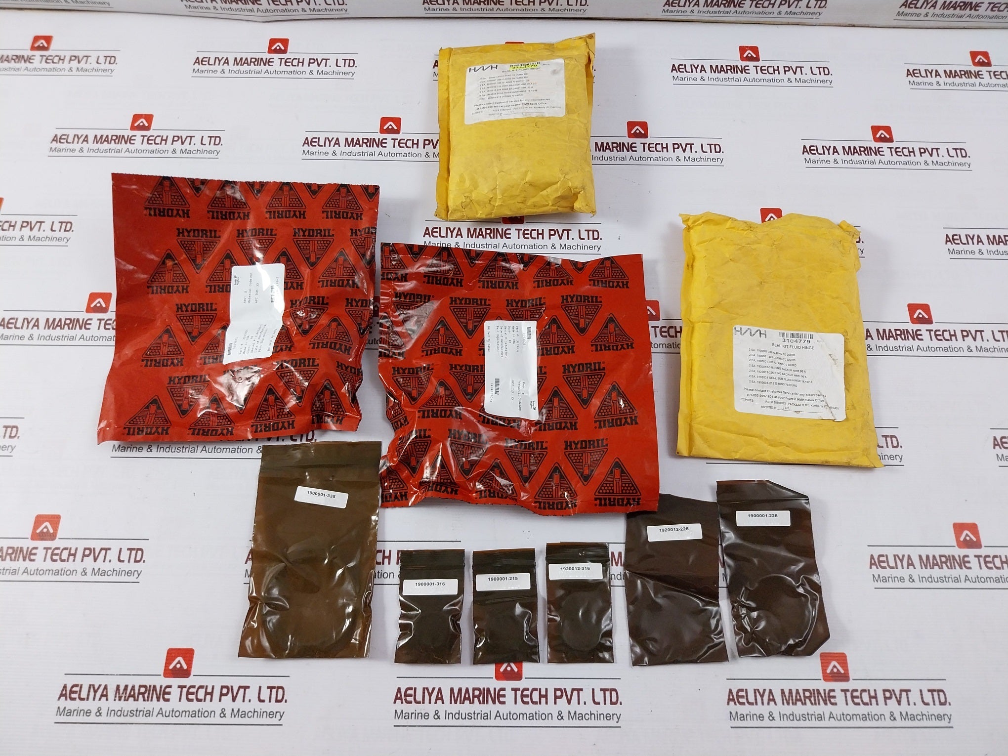 Hydril 3104779 Seal Kit Fluid Hinge For Bonnet 30130317 Rev B