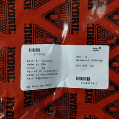 Hydril 3104779 Seal Kit Fluid Hinge For Bonnet 30130317 Rev B