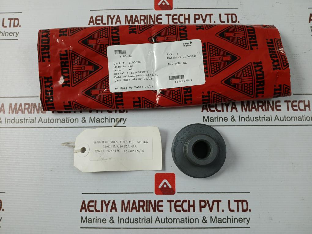 Hydril 3104779 Seal Kit – Fluid Hinge For Bonnet 3103531 Rev: B