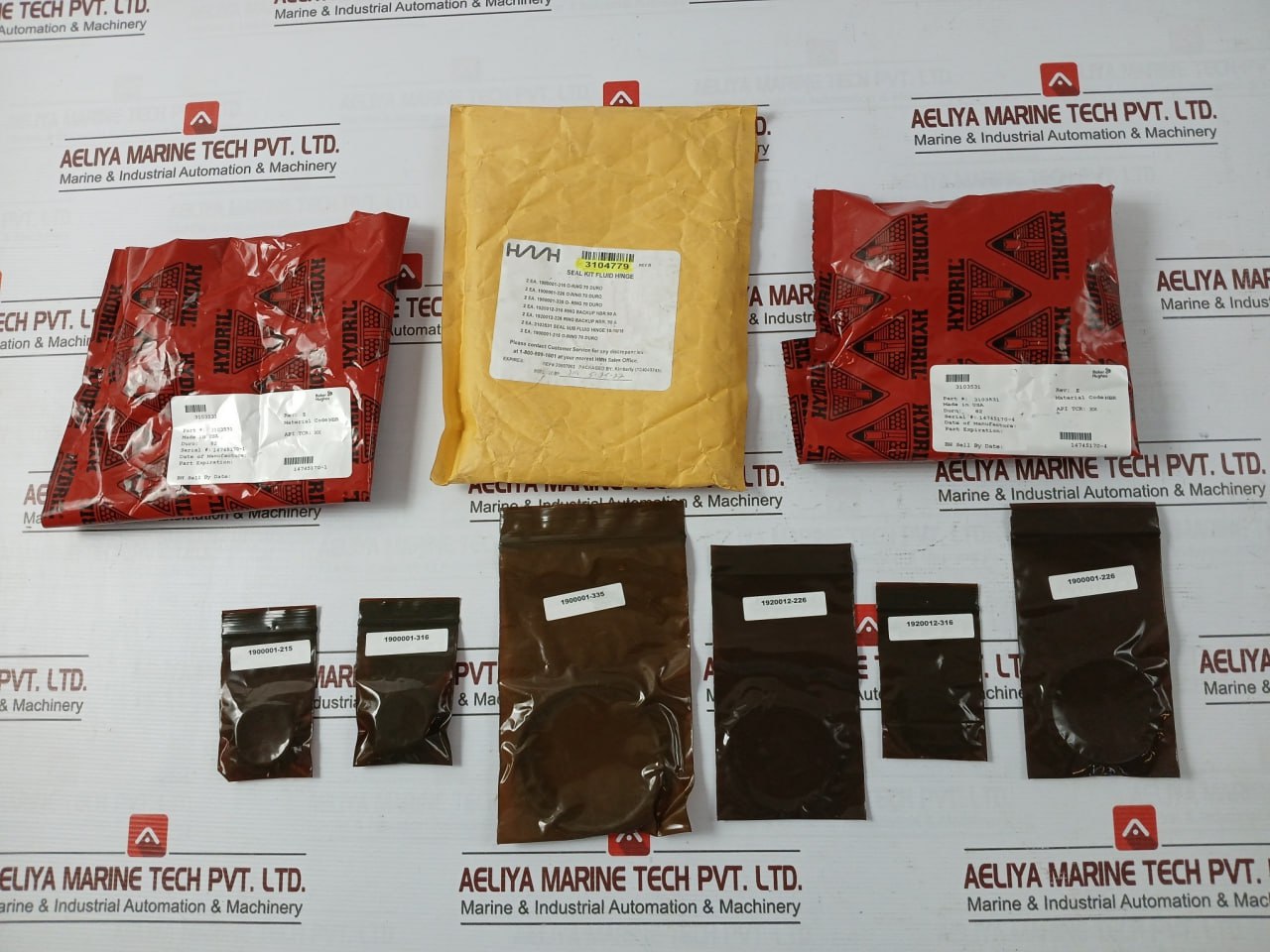 Hydril 3104779 Seal Kit – Fluid Hinge For Bonnet 3103531 Rev: B