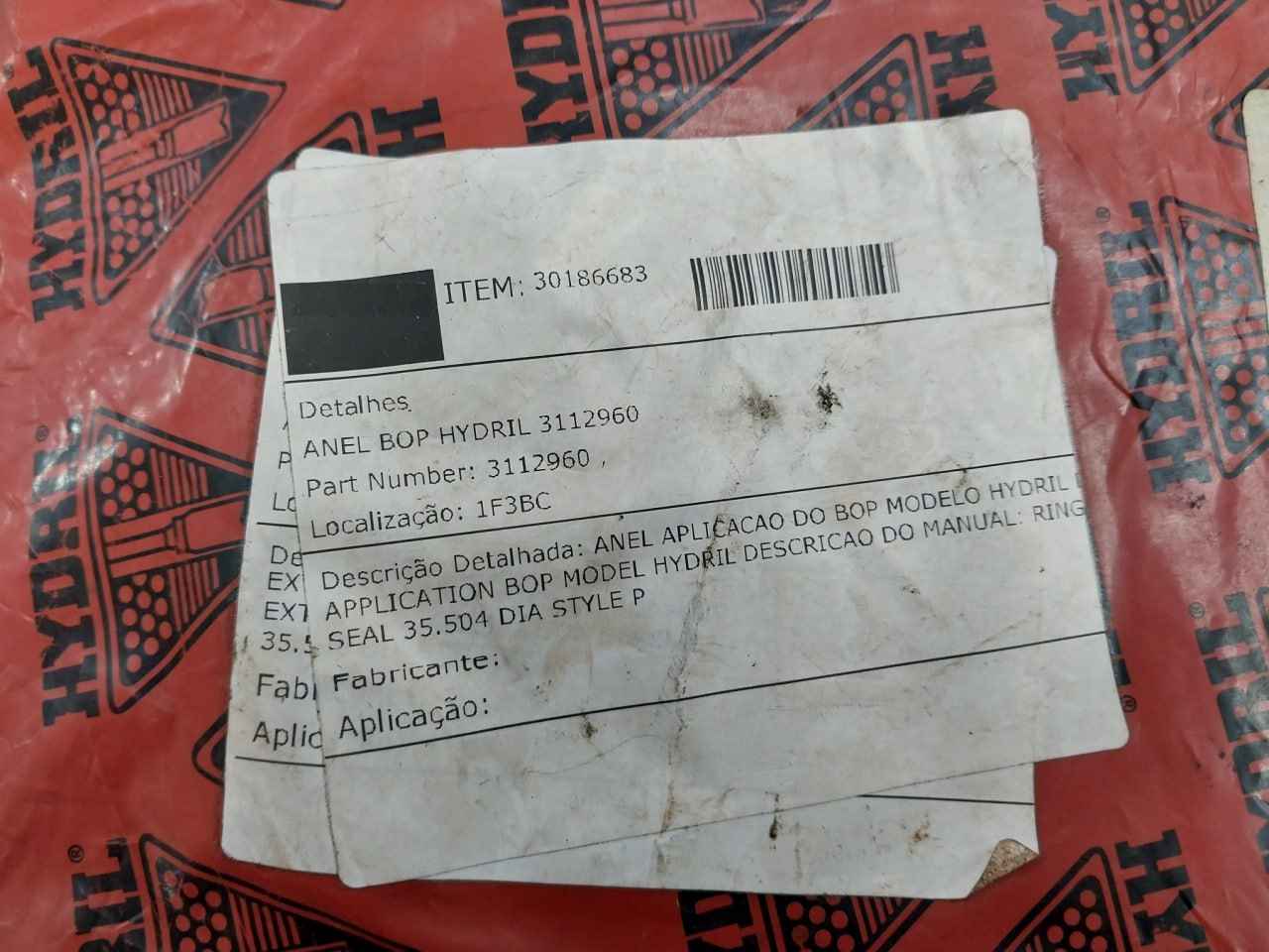 Hydril 3112960 Bop Ring Seal 70A Nbr