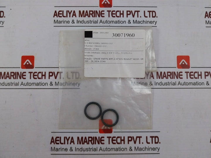 Hydril 3114949-04 Seal Kit For Bop Bonnet 18-10 14 Mpl, 3115552-01, 3146456