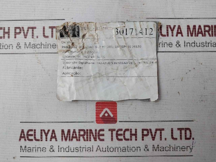 Hydril 3116530 Bop Revision Screw 18-10M 30171412