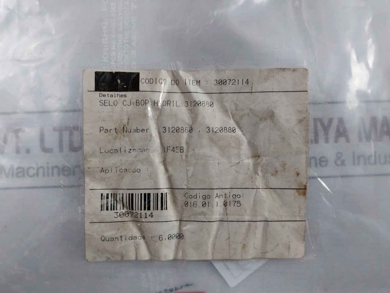 Hydril 3120880 High-pressure Seal Ring 1920055-245