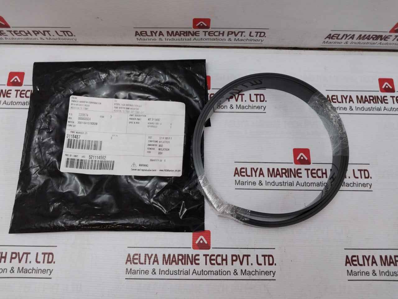 Hydril 3132389 Bonnet Seal Kit 3118487, 3114949-03 Rev Lvl:C Size: 22 X 1/8 X 1