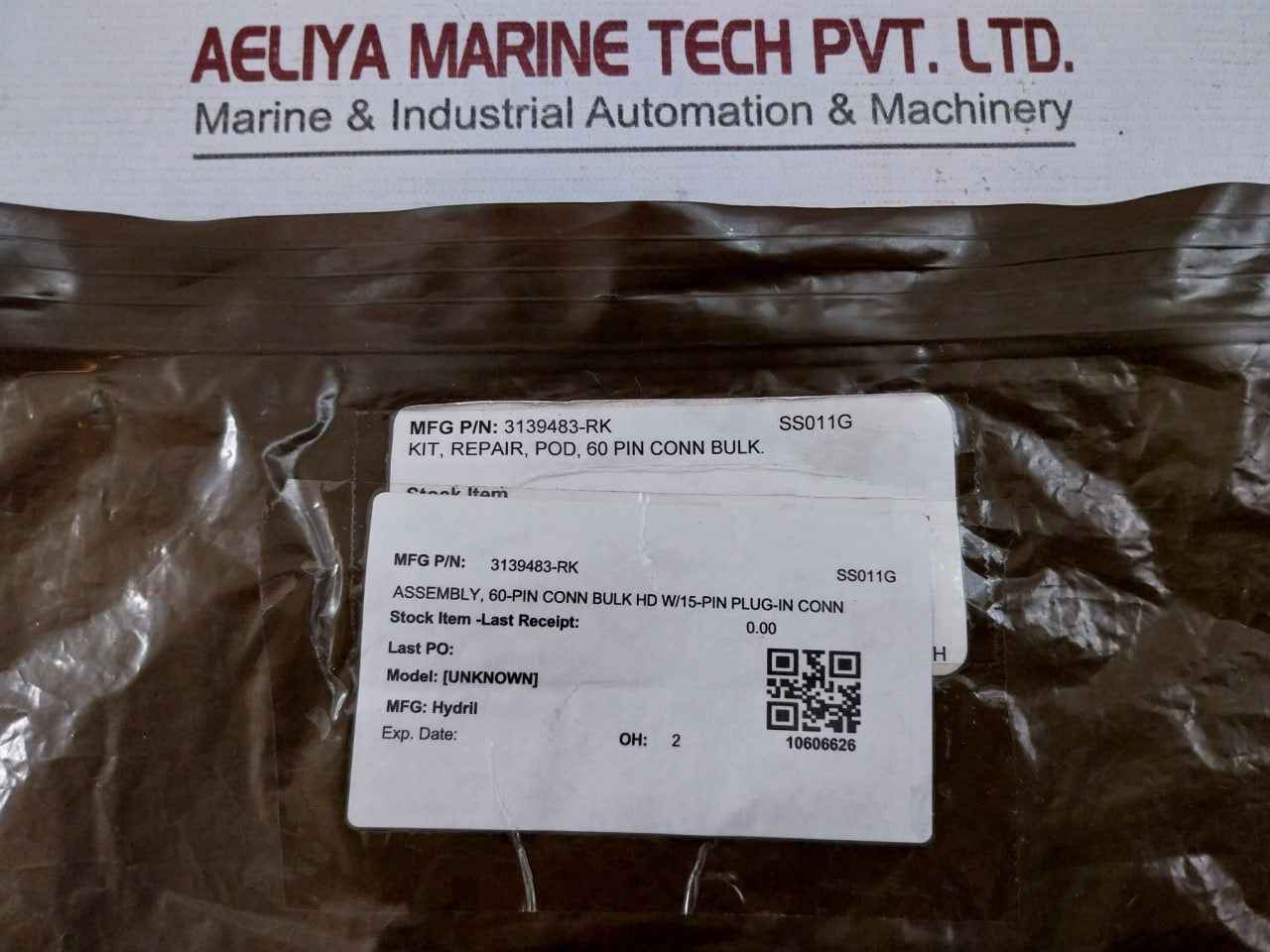 Hydril 3139483-sk Seal-connect 60-pin Electrical Connector Repair Kit Ss011G