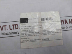 Hydril 3146456 Seal Kit Bonnet 18-10, 14 Mpl O-ring 90 Duro Rev: A1