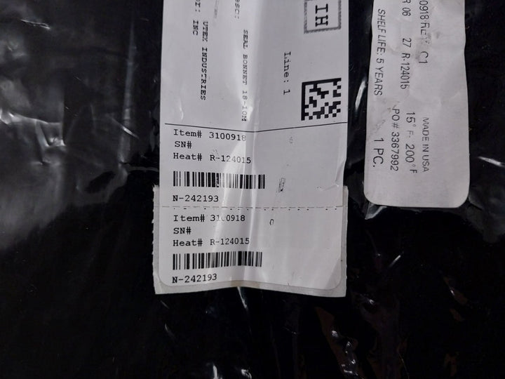 Hydril 3146456 Seal Kit For Bop Bonnet 18-10M Rev: B, 3114949-03
