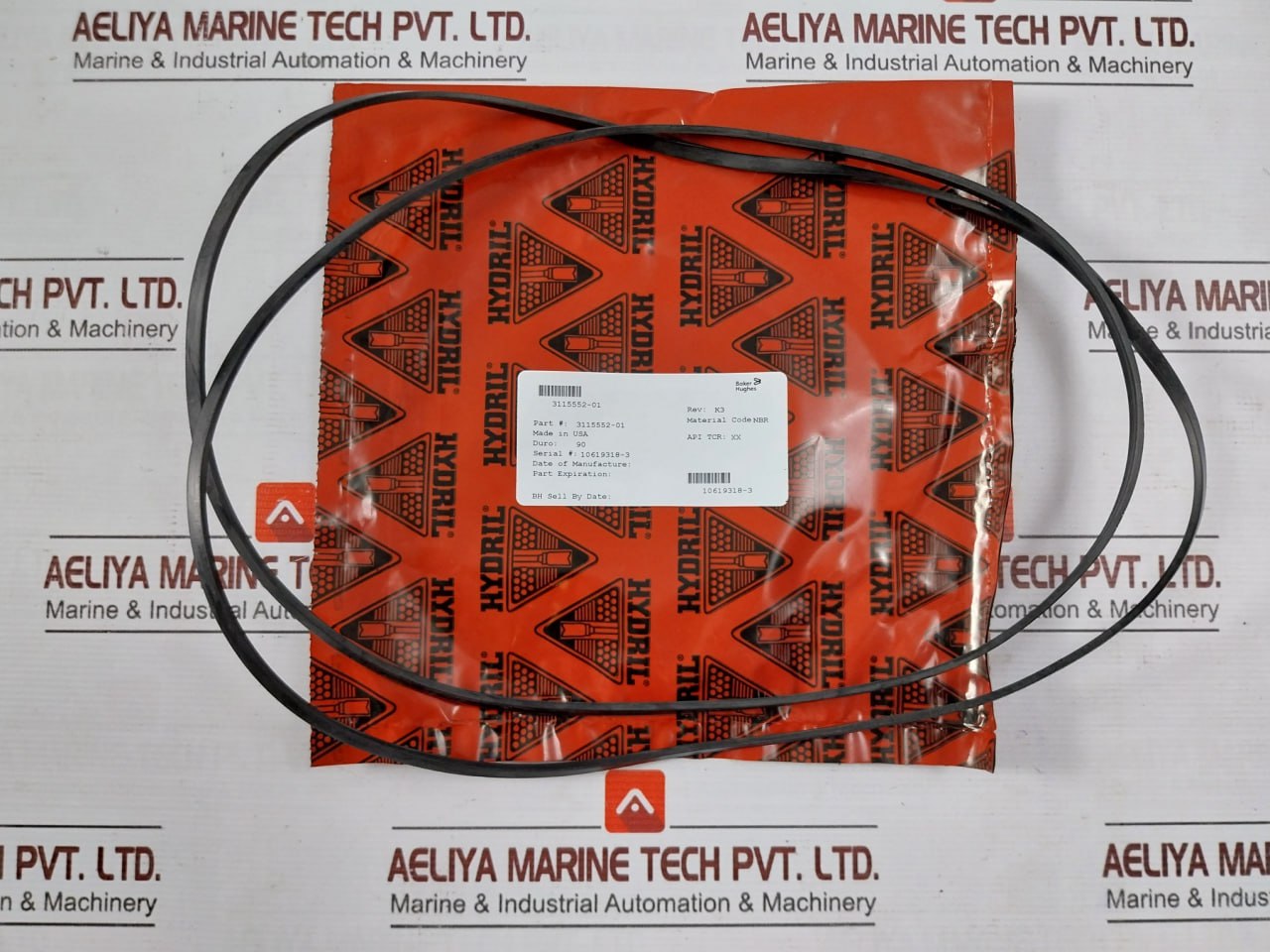 Hydril 3146462 Bop Seal Kit For Bonnet Carrier Rev.A1 80A Hsn 75A