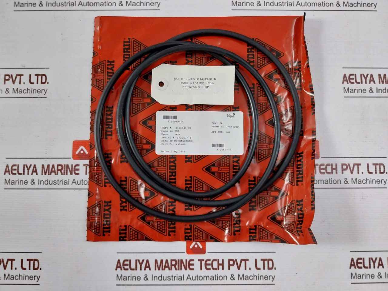 Hydril 3146462 Bop Seal Kit For Bonnet Carrier Rev.A1 80A Hsn 75A