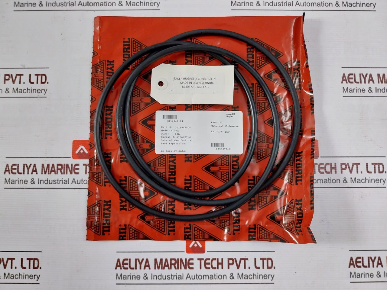 Hydril 3146462 Bop Seal Kit For Bonnet Carrier Rev.A1 80A Hsn 75A