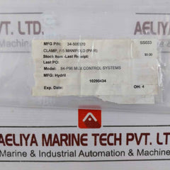 Hydril 34-505570 Clamp For 5" Manifold Ss033 10290434