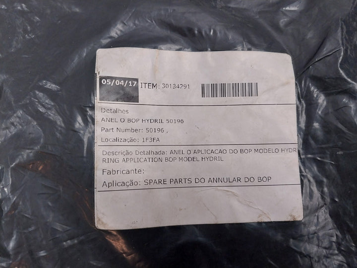 Hydril 50196 O-ring Nitrile 70A Rev G 34.940 Inch
